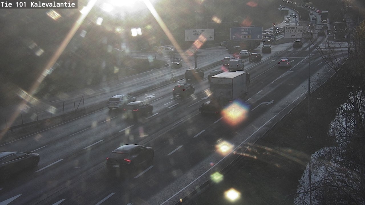 Kelikamerat Kuva Tie 101 Kalevalantie, Espoo, Uusimaa