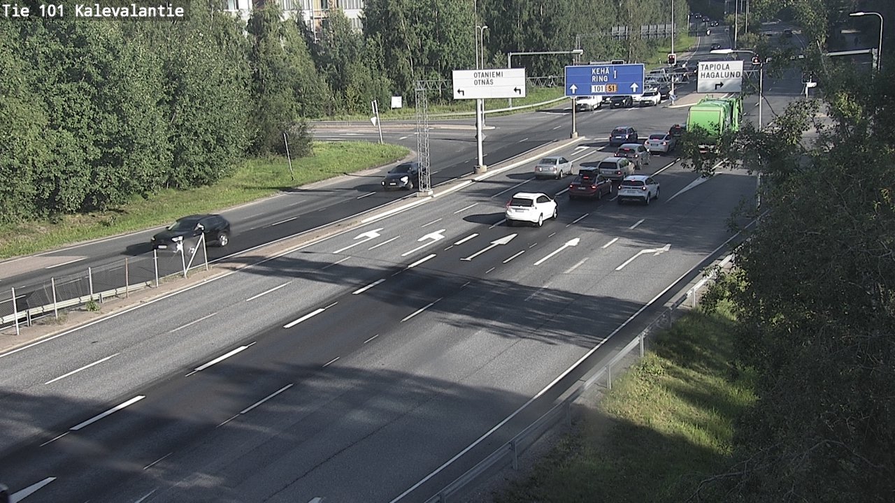 Kelikamerat Kuva Tie 101 Kalevalantie, Espoo, Uusimaa