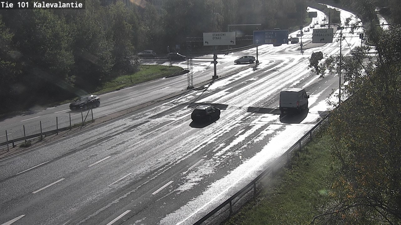 Weather Camera Image Road 101 Kalevalantie, Espoo, Uusimaa
