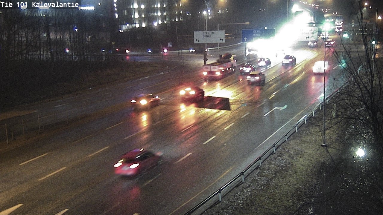 Kelikamerat Kuva Tie 101 Kalevalantie, Espoo, Uusimaa