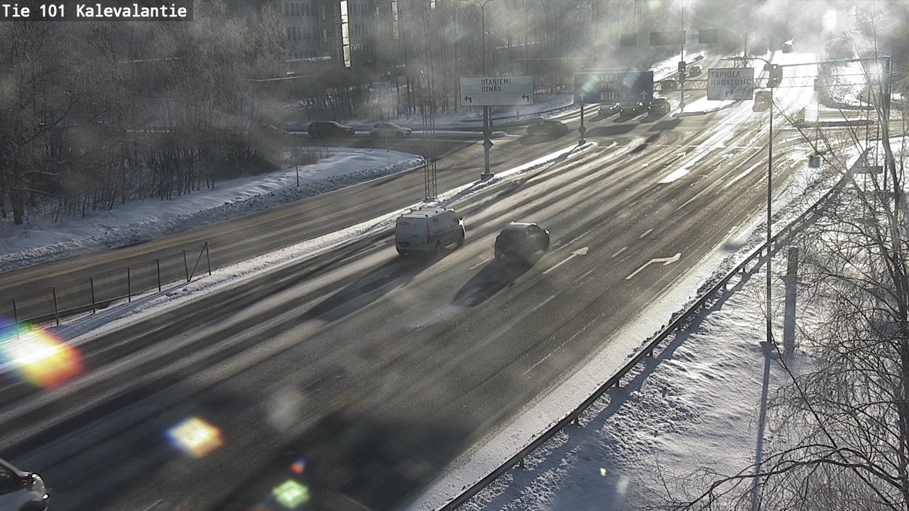 Kelikamerat Kuva Tie 101 Kalevalantie, Espoo, Uusimaa