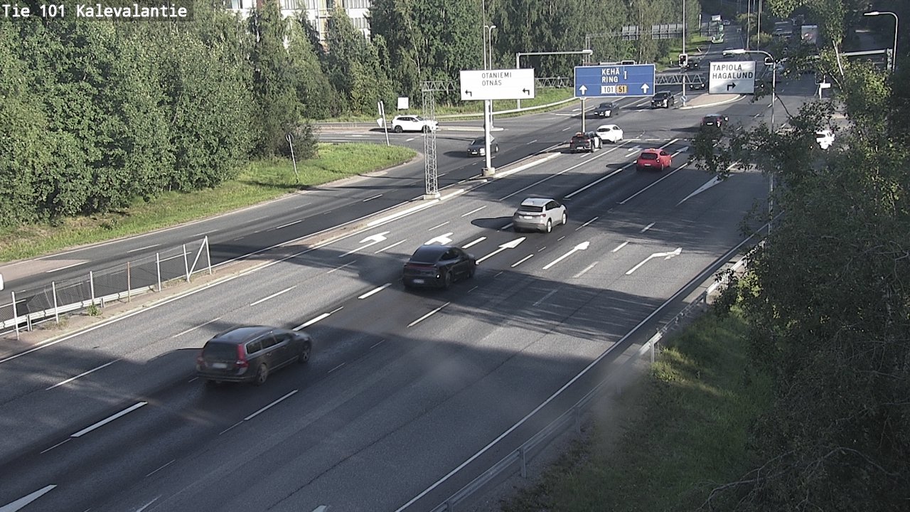 Kelikamerat Kuva Tie 101 Kalevalantie, Espoo, Uusimaa