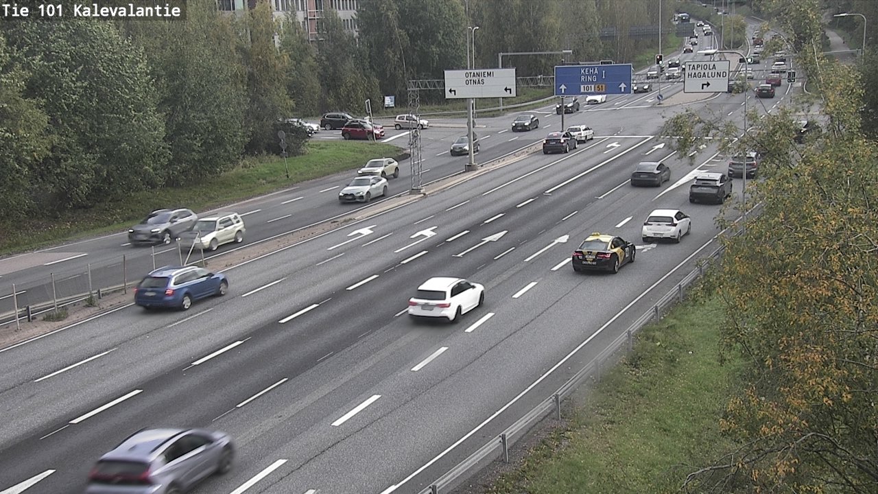 Kelikamerat Kuva Tie 101 Kalevalantie, Espoo, Uusimaa