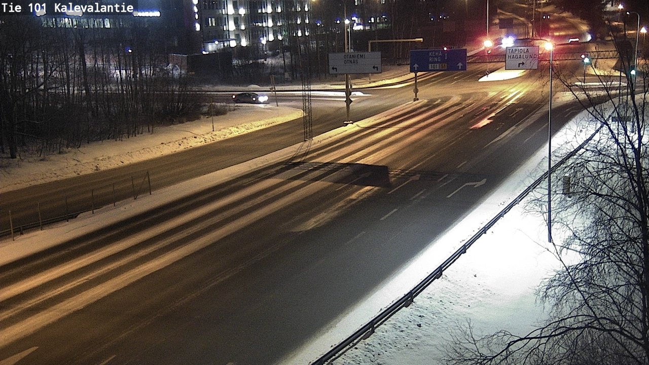 Kelikamerat Kuva Tie 101 Kalevalantie, Espoo, Uusimaa