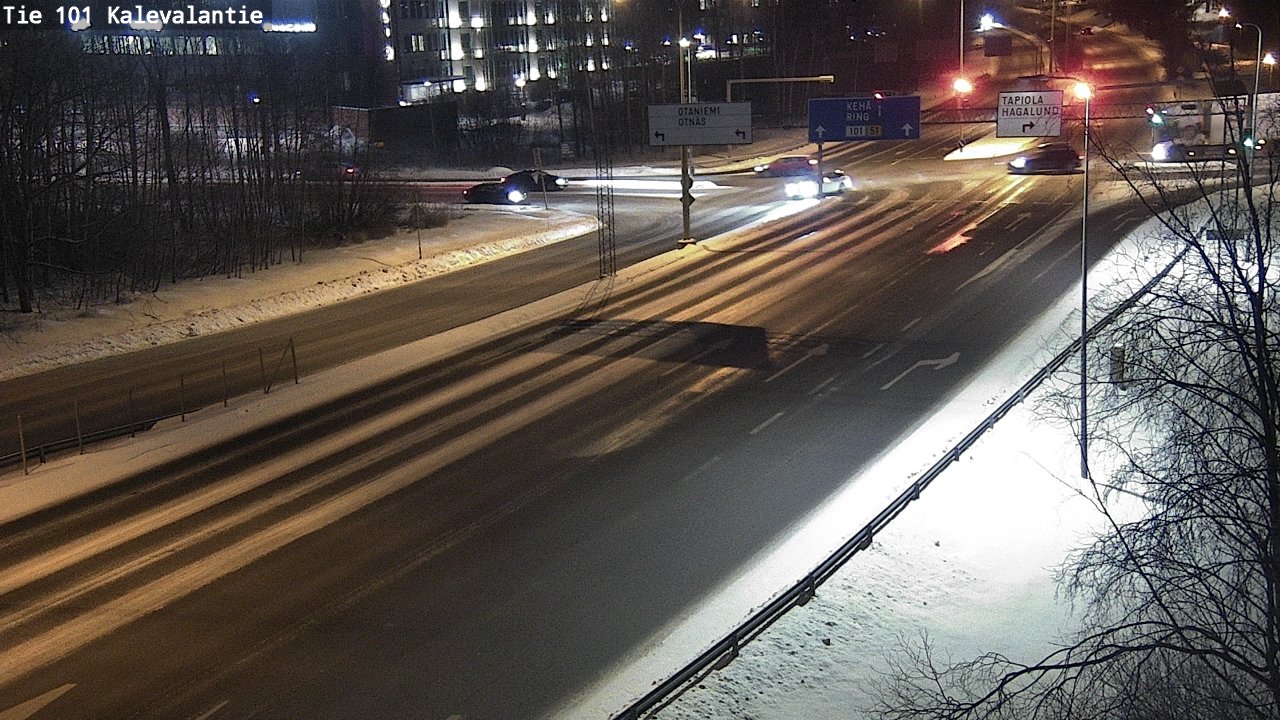 Kelikamerat Kuva Tie 101 Kalevalantie, Espoo, Uusimaa