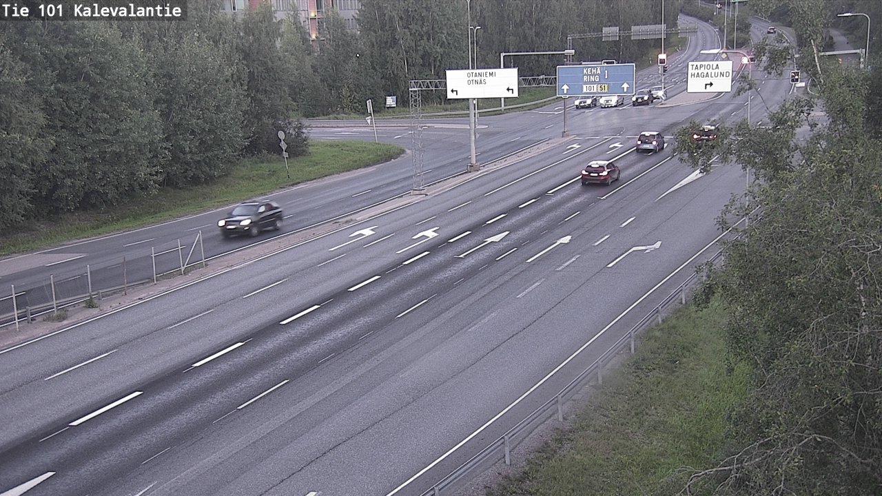 Kelikamerat Kuva Tie 101 Kalevalantie, Espoo, Uusimaa