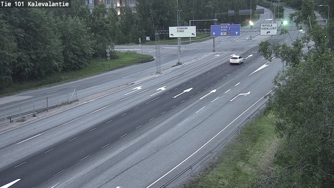 Kelikamerat Kuva Tie 101 Kalevalantie, Espoo, Uusimaa