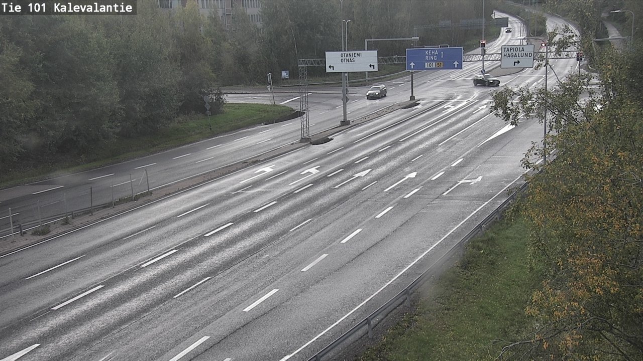 Weather Camera Image Road 101 Kalevalantie, Espoo, Uusimaa