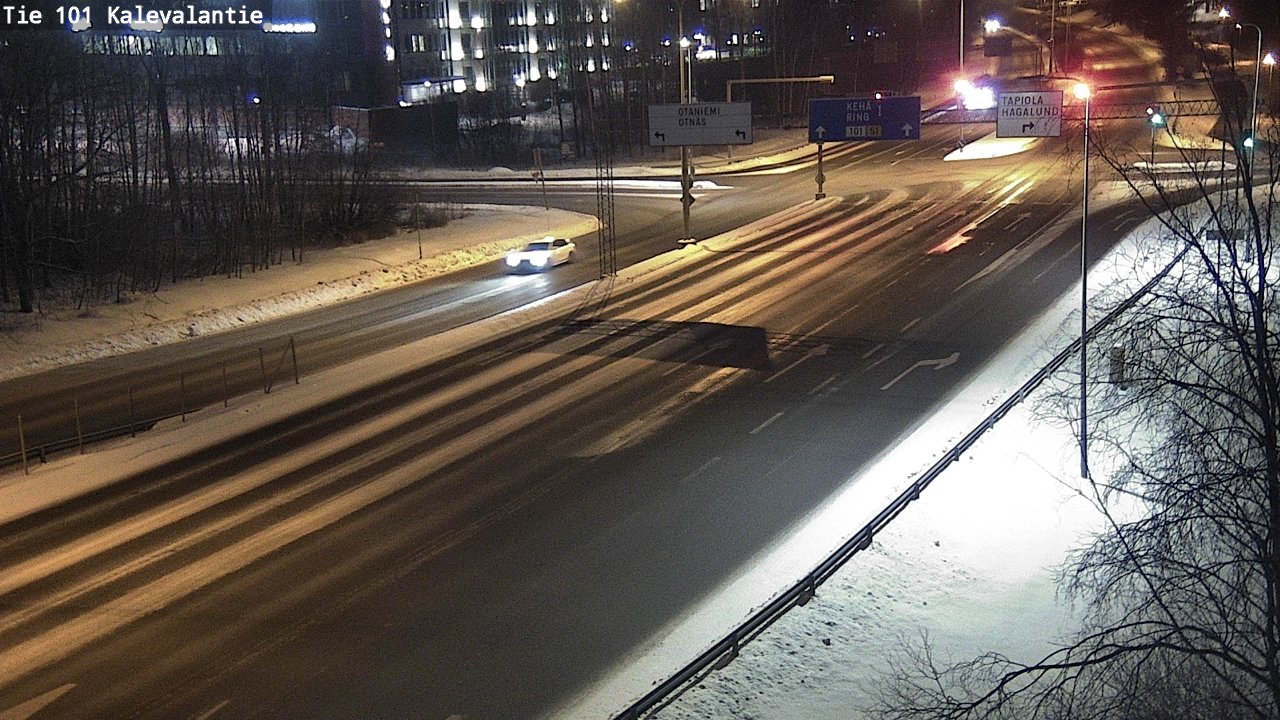 Kelikamerat Kuva Tie 101 Kalevalantie, Espoo, Uusimaa