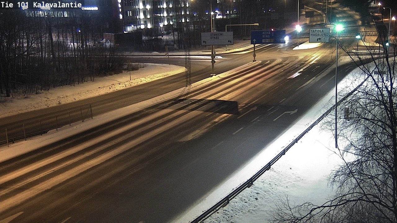 Kelikamerat Kuva Tie 101 Kalevalantie, Espoo, Uusimaa