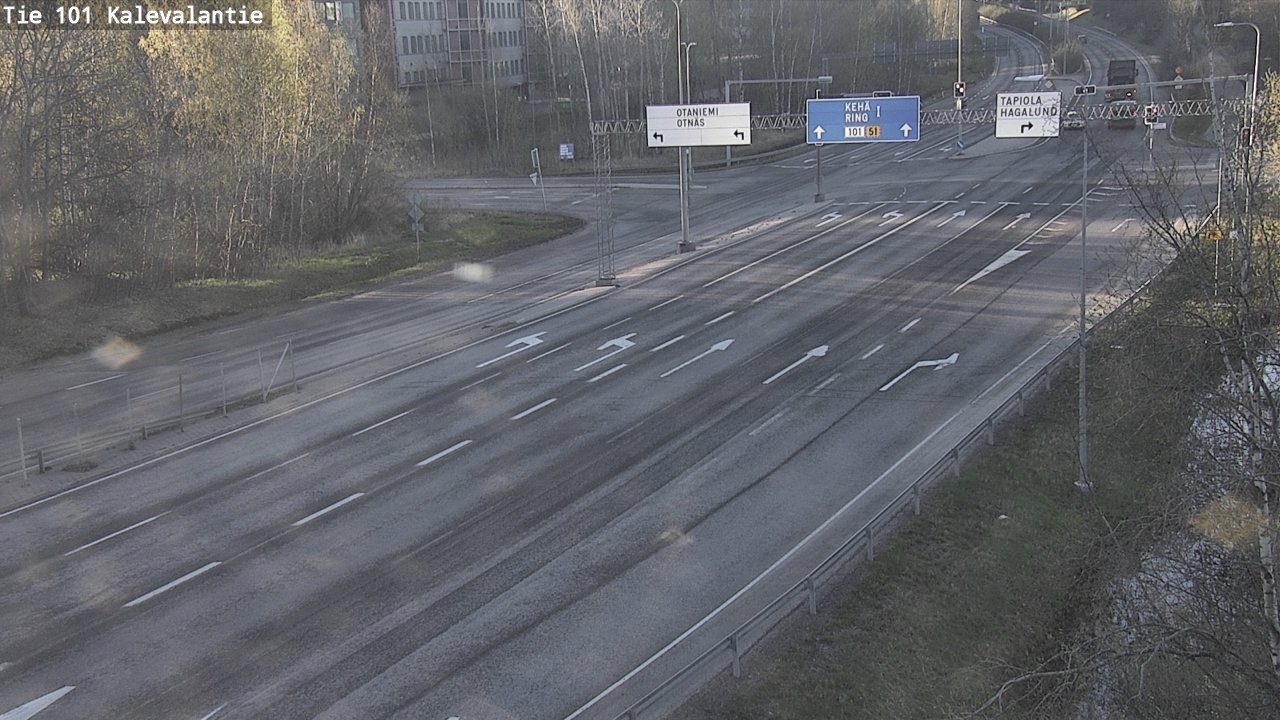 Kelikamerat Kuva Tie 101 Kalevalantie, Espoo, Uusimaa