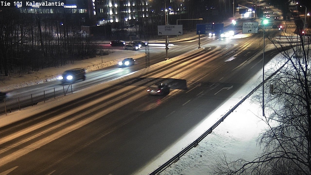 Kelikamerat Kuva Tie 101 Kalevalantie, Espoo, Uusimaa