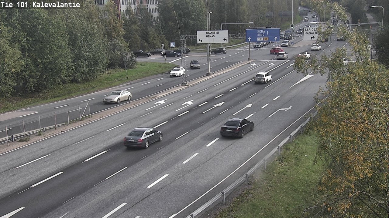 Kelikamerat Kuva Tie 101 Kalevalantie, Espoo, Uusimaa