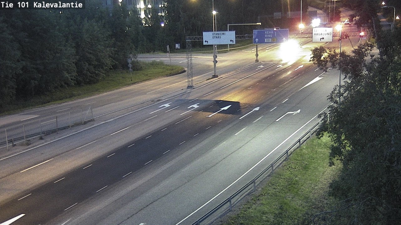 Kelikamerat Kuva Tie 101 Kalevalantie, Espoo, Uusimaa