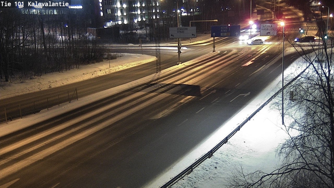 Kelikamerat Kuva Tie 101 Kalevalantie, Espoo, Uusimaa