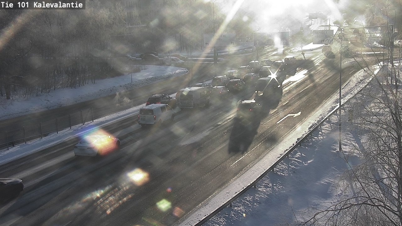 Kelikamerat Kuva Tie 101 Kalevalantie, Espoo, Uusimaa