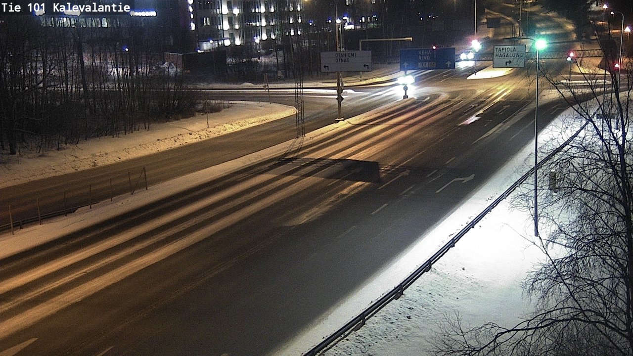 Kelikamerat Kuva Tie 101 Kalevalantie, Espoo, Uusimaa