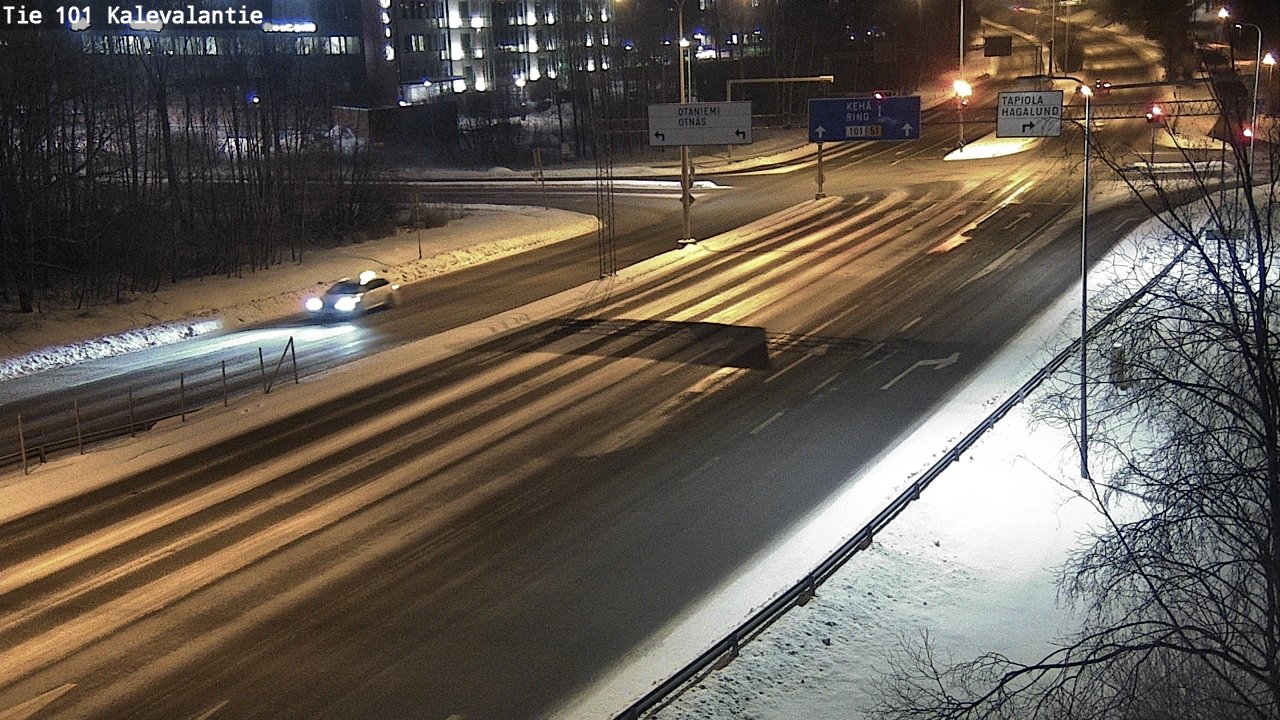 Kelikamerat Kuva Tie 101 Kalevalantie, Espoo, Uusimaa