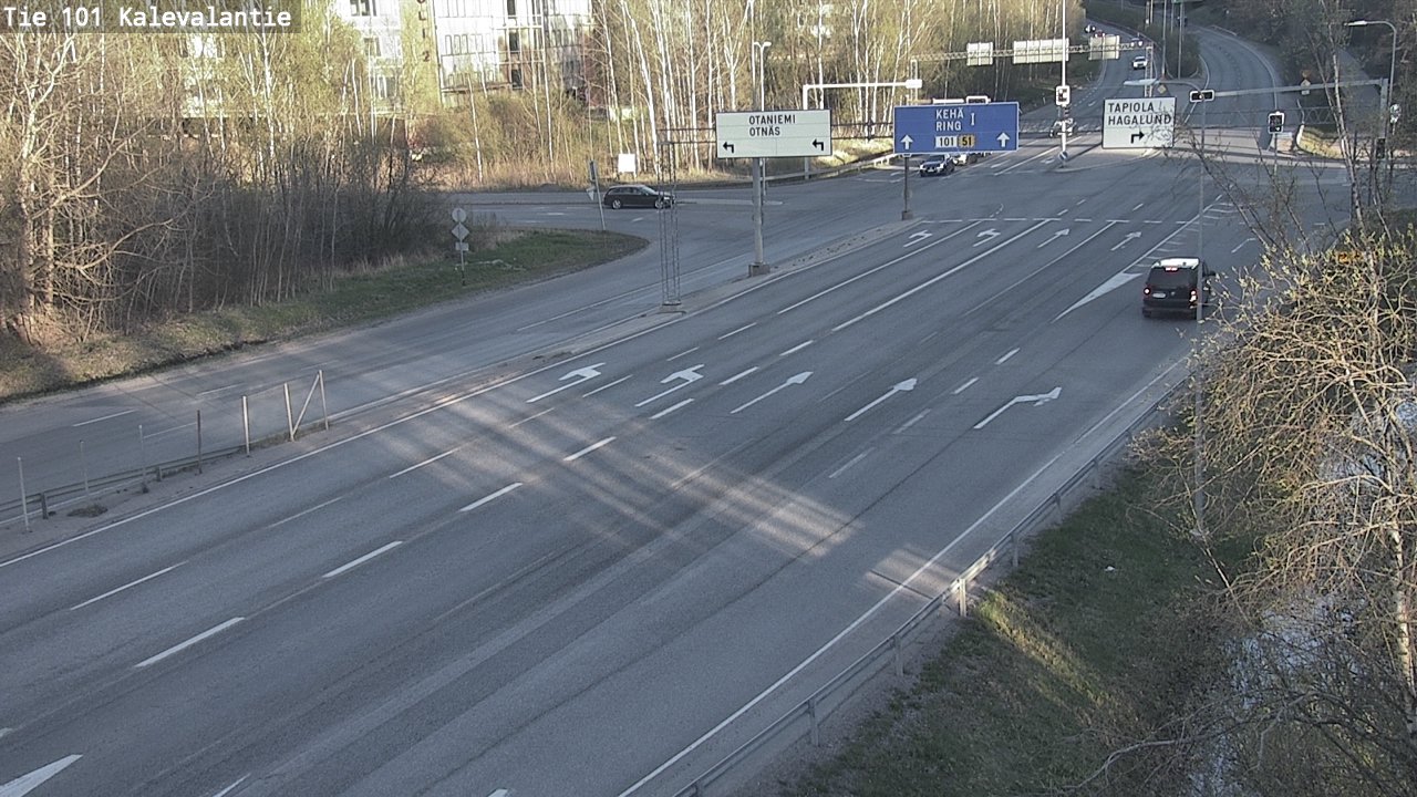 Kelikamerat Kuva Tie 101 Kalevalantie, Espoo, Uusimaa
