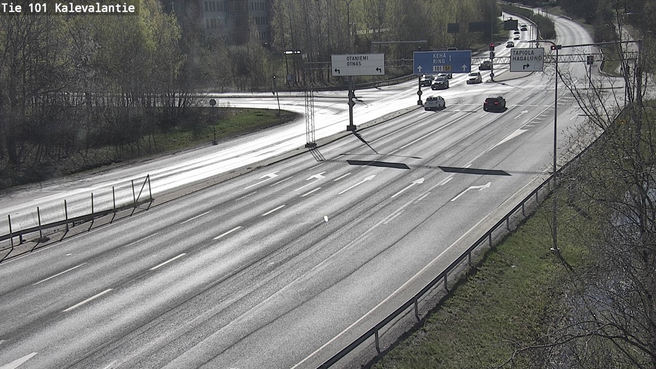 Kelikamerat Kuva Tie 101 Kalevalantie, Espoo, Uusimaa