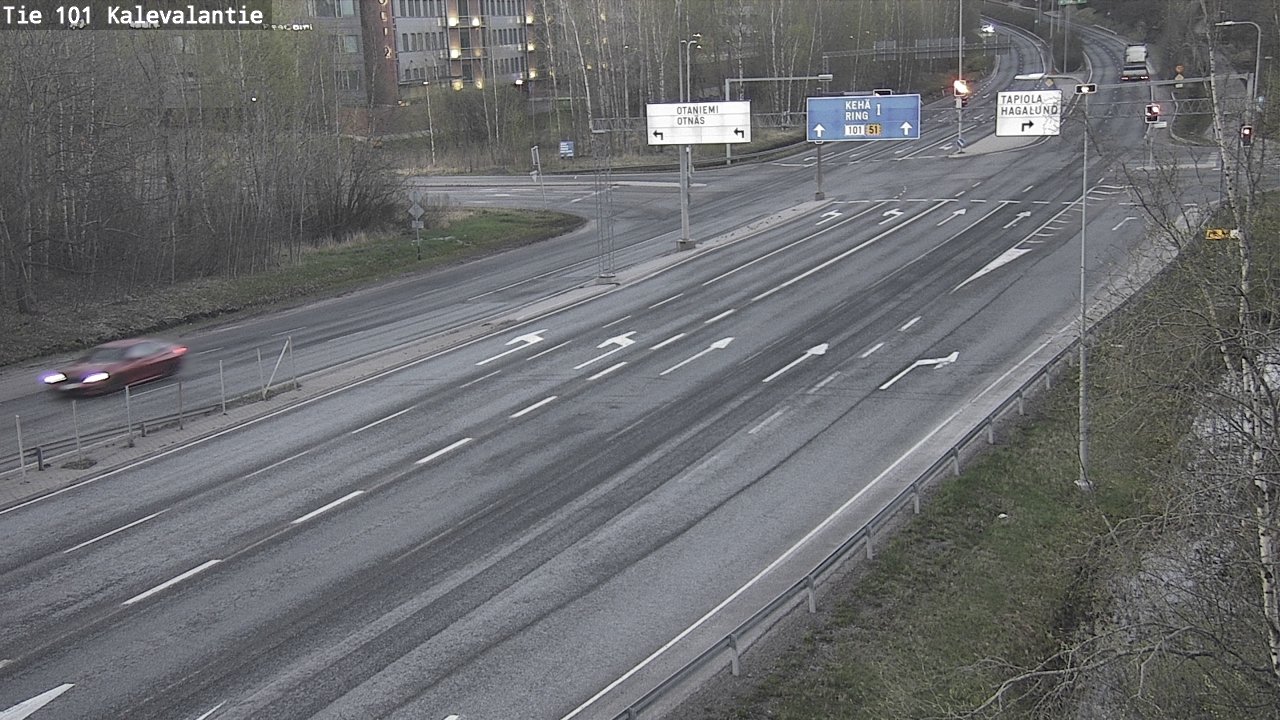 Kelikamerat Kuva Tie 101 Kalevalantie, Espoo, Uusimaa