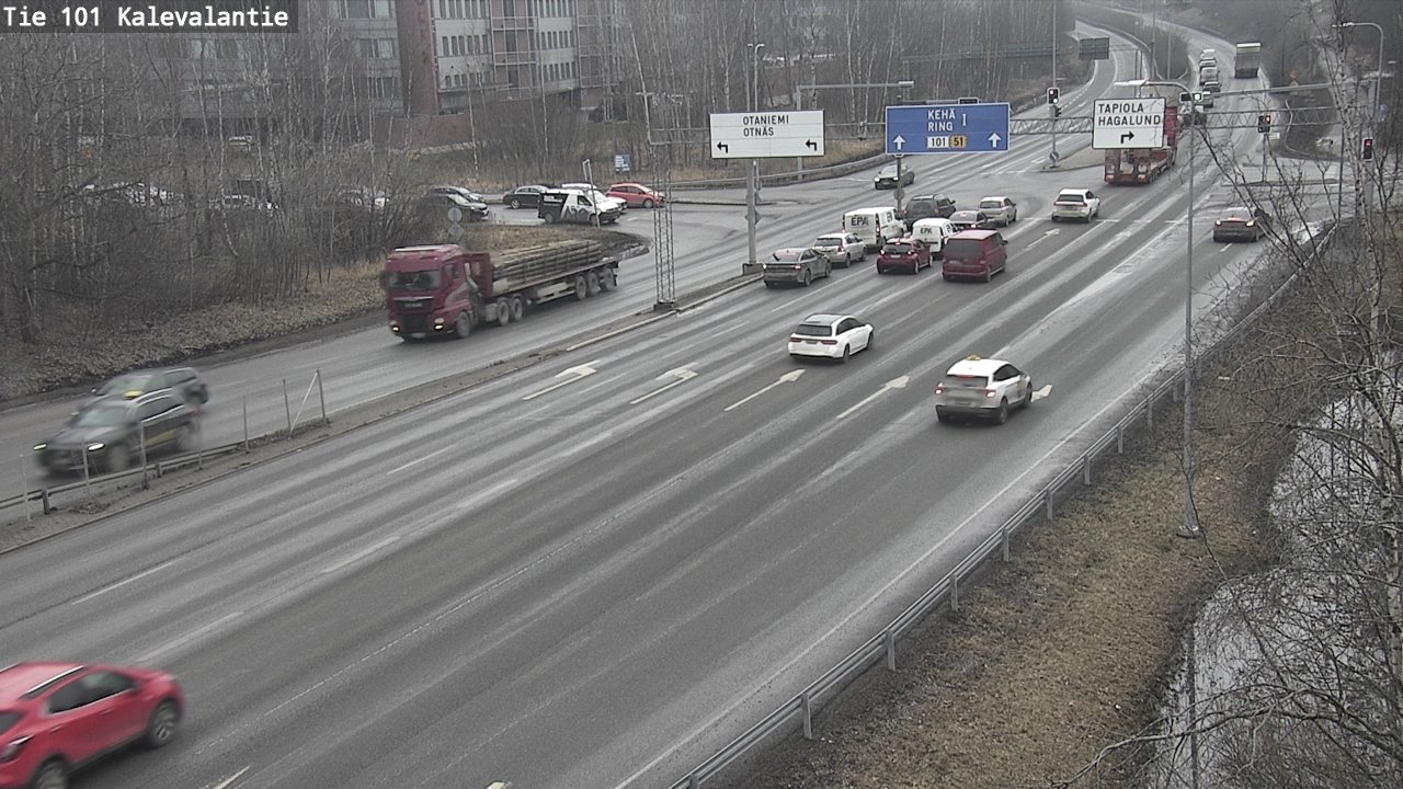 Kelikamerat Kuva Tie 101 Kalevalantie, Espoo, Uusimaa