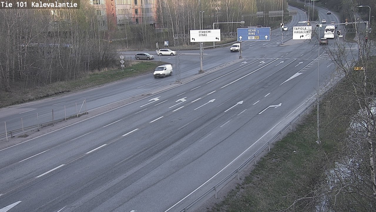 Kelikamerat Kuva Tie 101 Kalevalantie, Espoo, Uusimaa