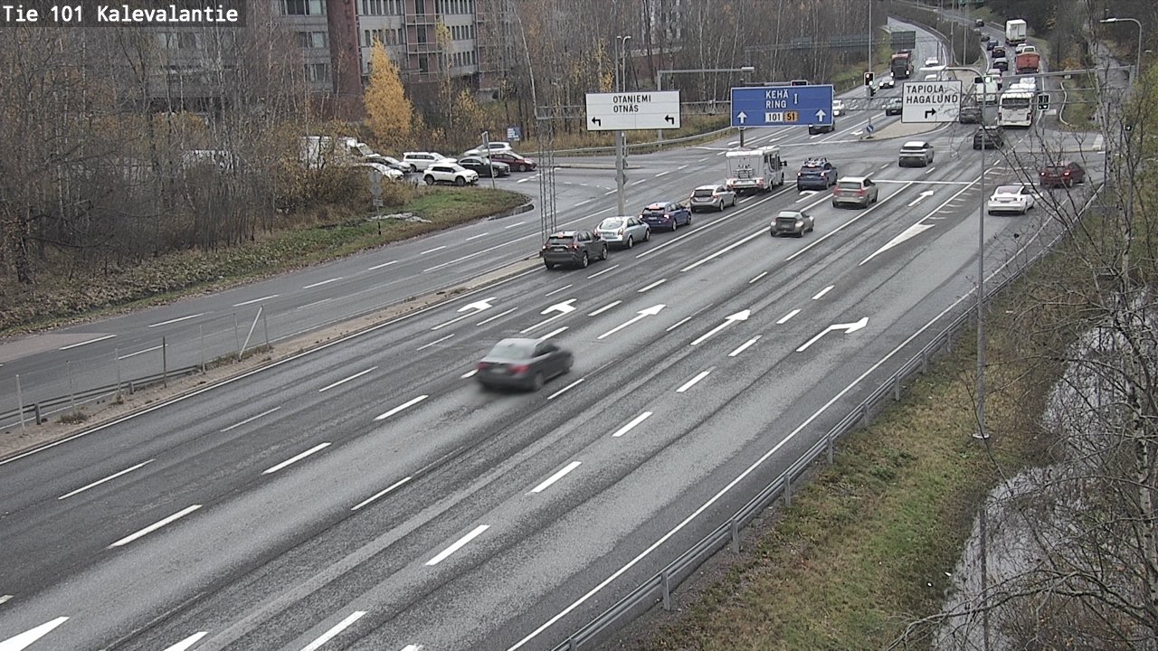 Kelikamerat Kuva Tie 101 Kalevalantie, Espoo, Uusimaa