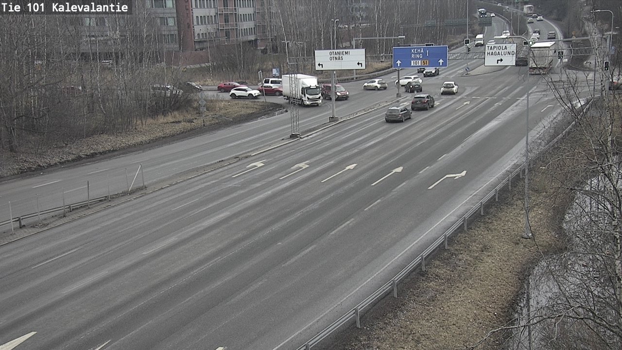 Kelikamerat Kuva Tie 101 Kalevalantie, Espoo, Uusimaa