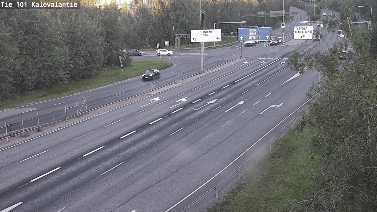 Kelikamerat Kuva Tie 101 Kalevalantie, Espoo, Uusimaa