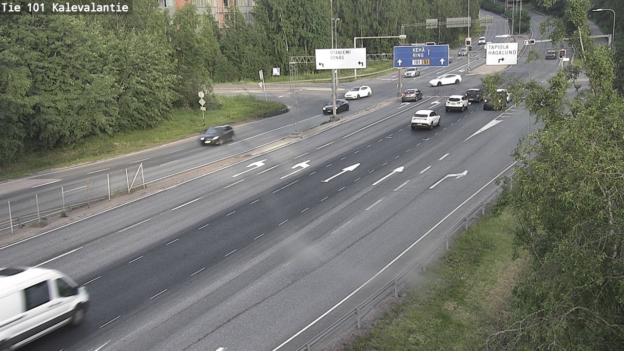 Kelikamerat Kuva Tie 101 Kalevalantie, Espoo, Uusimaa