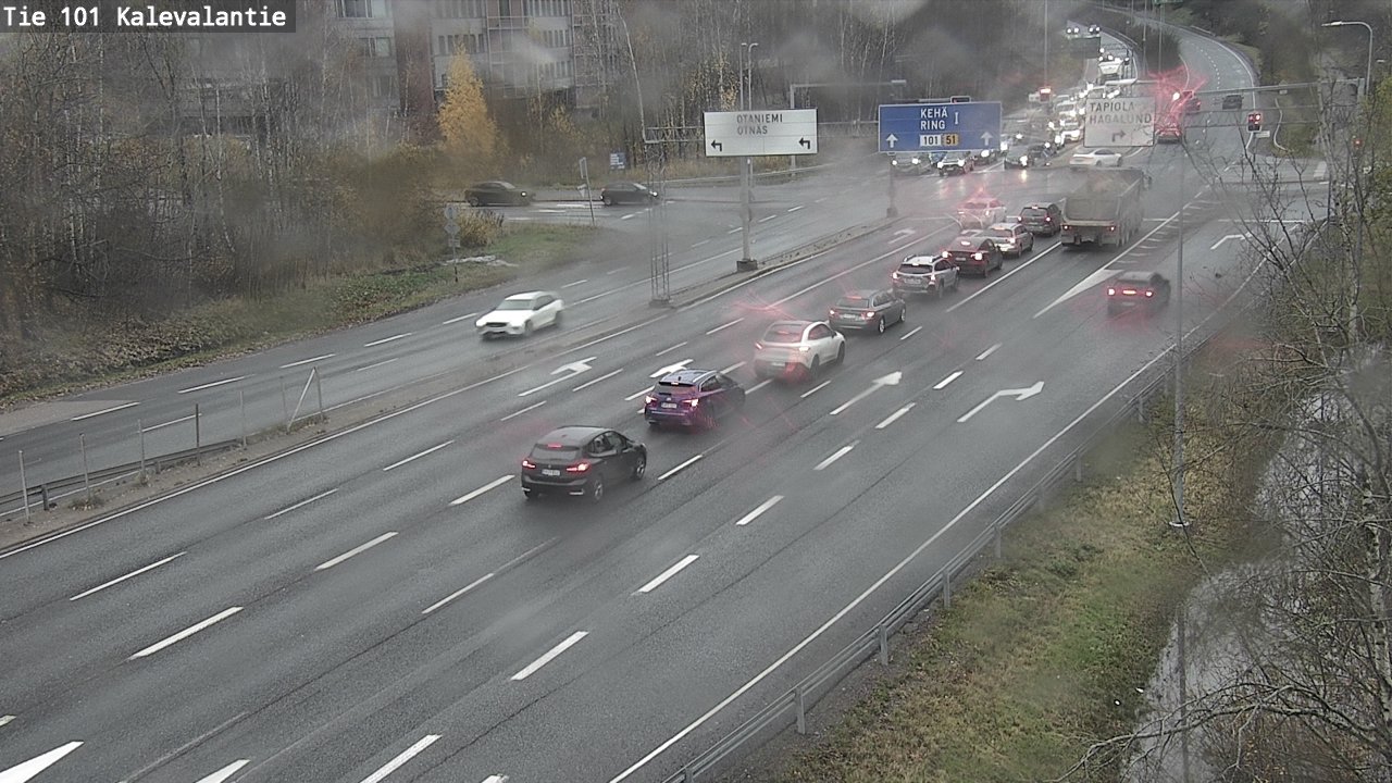 Kelikamerat Kuva Tie 101 Kalevalantie, Espoo, Uusimaa