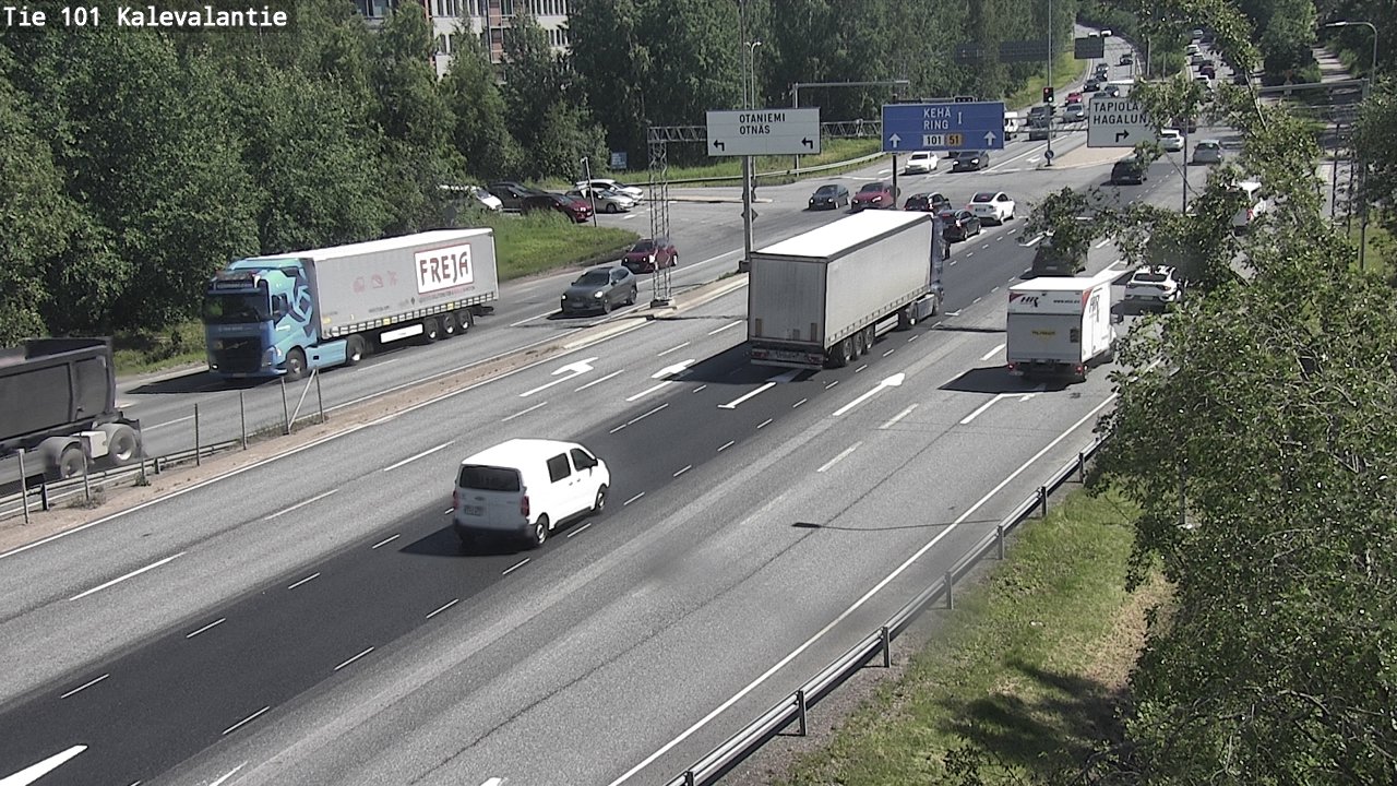 Kelikamerat Kuva Tie 101 Kalevalantie, Espoo, Uusimaa