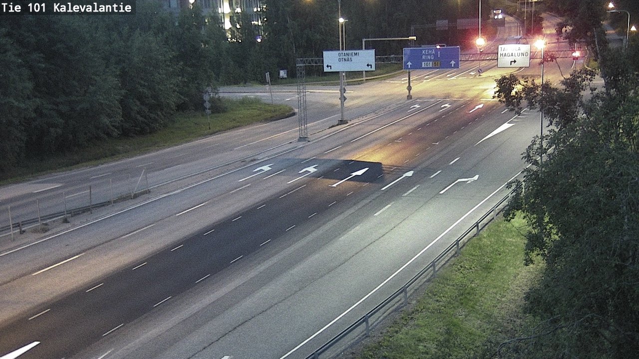 Kelikamerat Kuva Tie 101 Kalevalantie, Espoo, Uusimaa