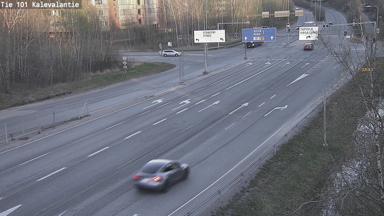Kelikamerat Kuva Tie 101 Kalevalantie, Espoo, Uusimaa