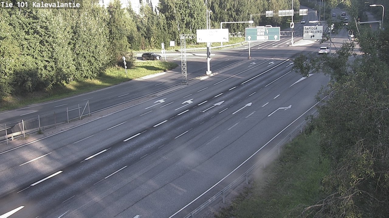 Kelikamerat Kuva Tie 101 Kalevalantie, Espoo, Uusimaa