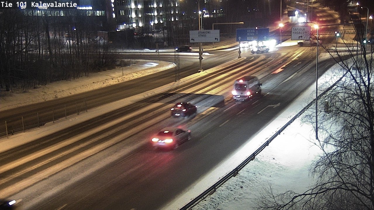 Kelikamerat Kuva Tie 101 Kalevalantie, Espoo, Uusimaa