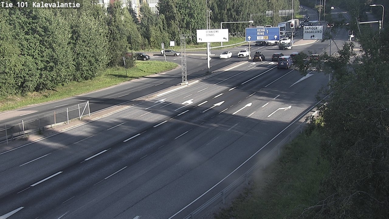 Kelikamerat Kuva Tie 101 Kalevalantie, Espoo, Uusimaa