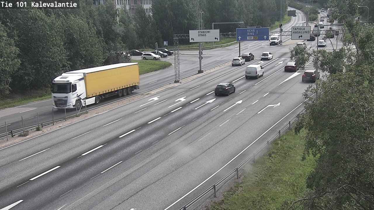 Kelikamerat Kuva Tie 101 Kalevalantie, Espoo, Uusimaa