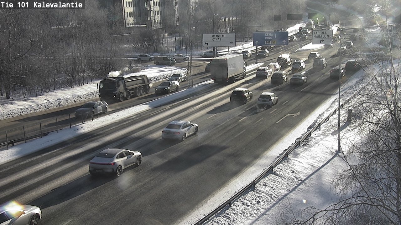 Kelikamerat Kuva Tie 101 Kalevalantie, Espoo, Uusimaa