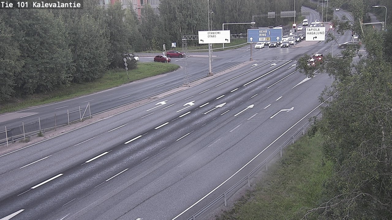 Kelikamerat Kuva Tie 101 Kalevalantie, Espoo, Uusimaa