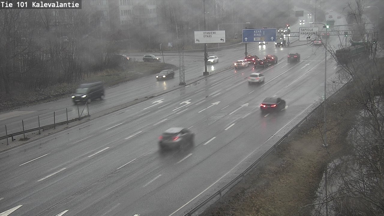 Kelikamerat Kuva Tie 101 Kalevalantie, Espoo, Uusimaa