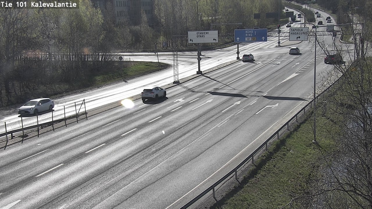 Kelikamerat Kuva Tie 101 Kalevalantie, Espoo, Uusimaa