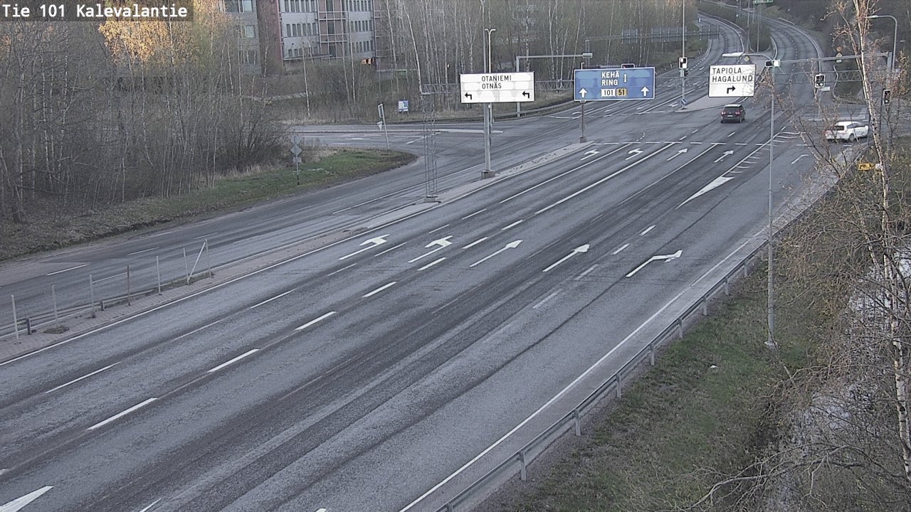 Kelikamerat Kuva Tie 101 Kalevalantie, Espoo, Uusimaa