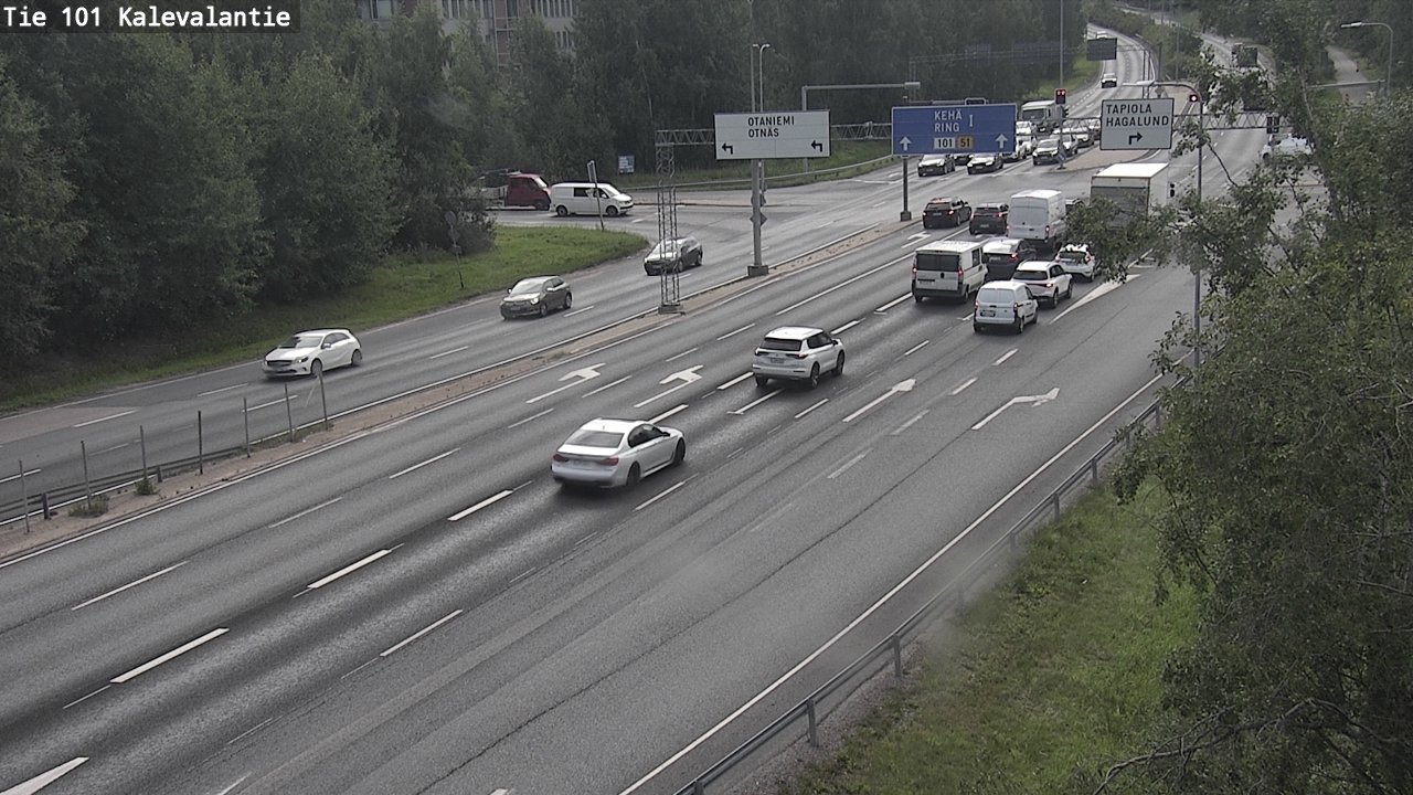 Kelikamerat Kuva Tie 101 Kalevalantie, Espoo, Uusimaa