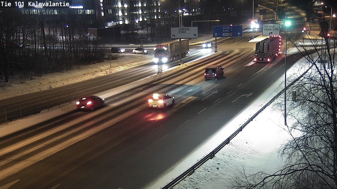 Kelikamerat Kuva Tie 101 Kalevalantie, Espoo, Uusimaa