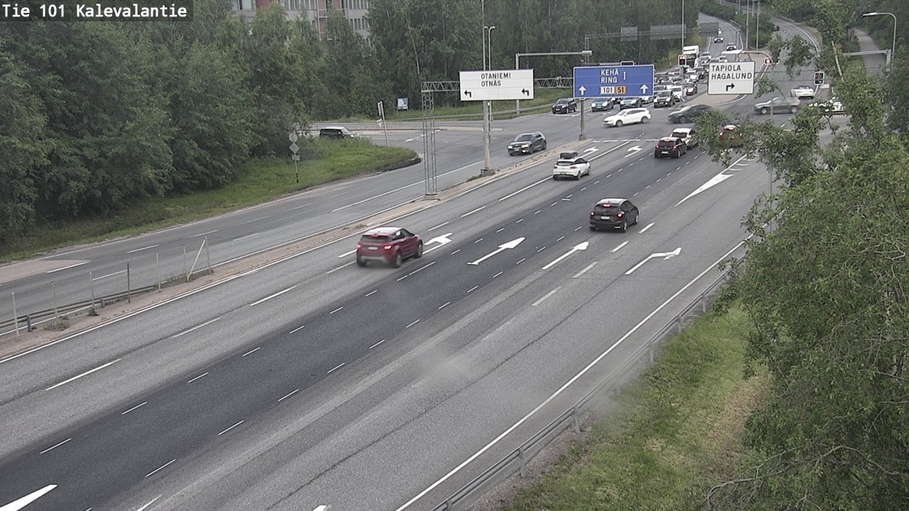 Kelikamerat Kuva Tie 101 Kalevalantie, Espoo, Uusimaa