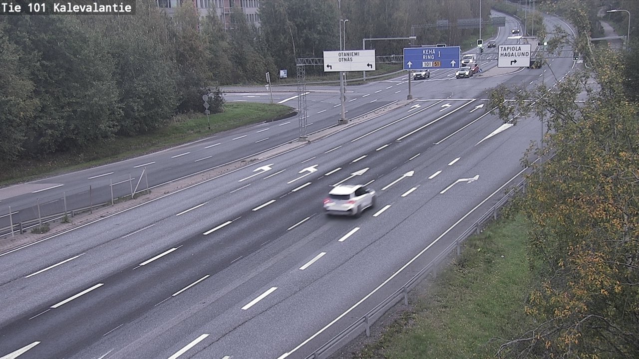 Kelikamerat Kuva Tie 101 Kalevalantie, Espoo, Uusimaa