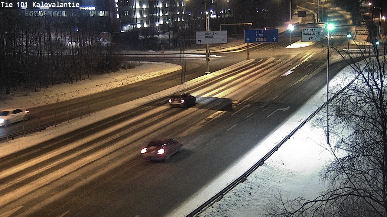 Kelikamerat Kuva Tie 101 Kalevalantie, Espoo, Uusimaa