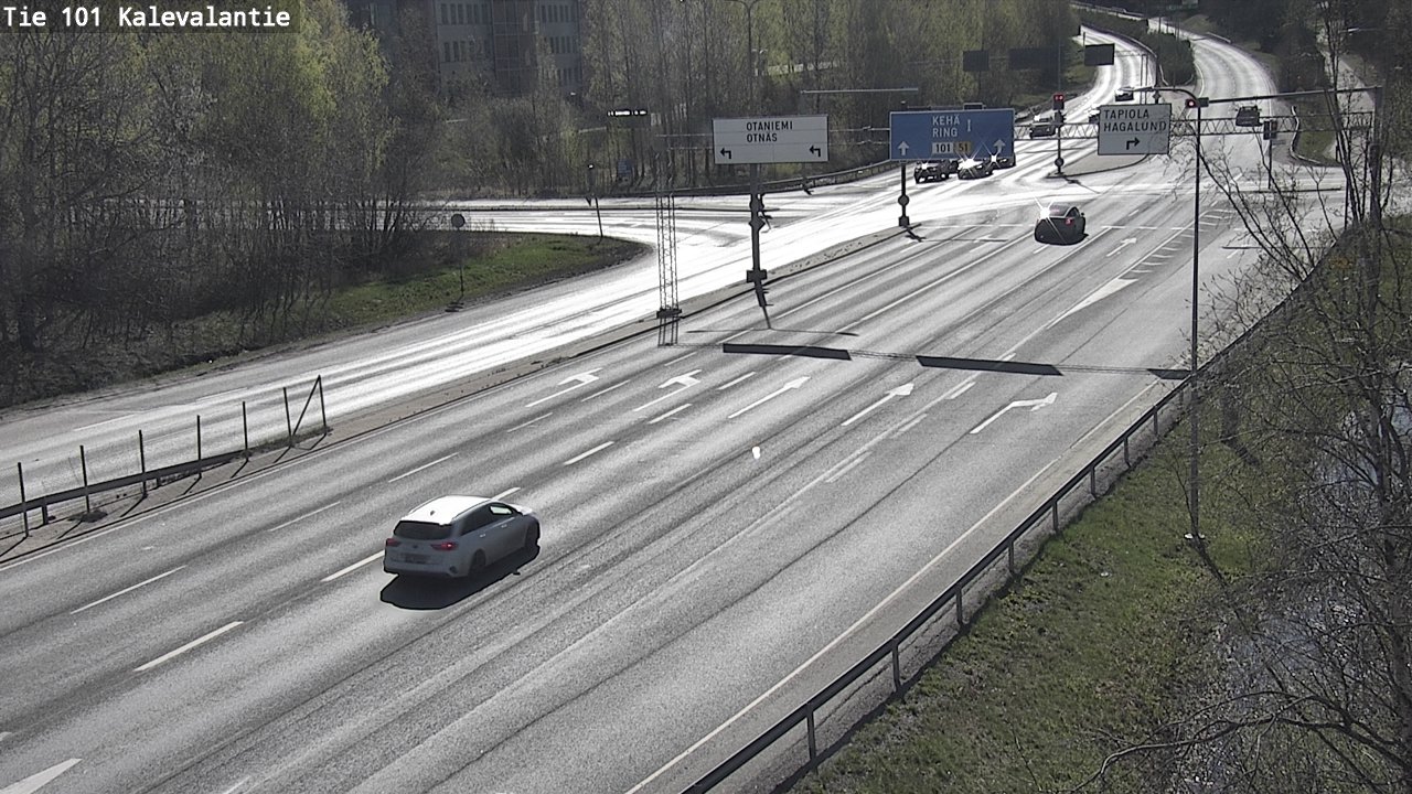 Kelikamerat Kuva Tie 101 Kalevalantie, Espoo, Uusimaa